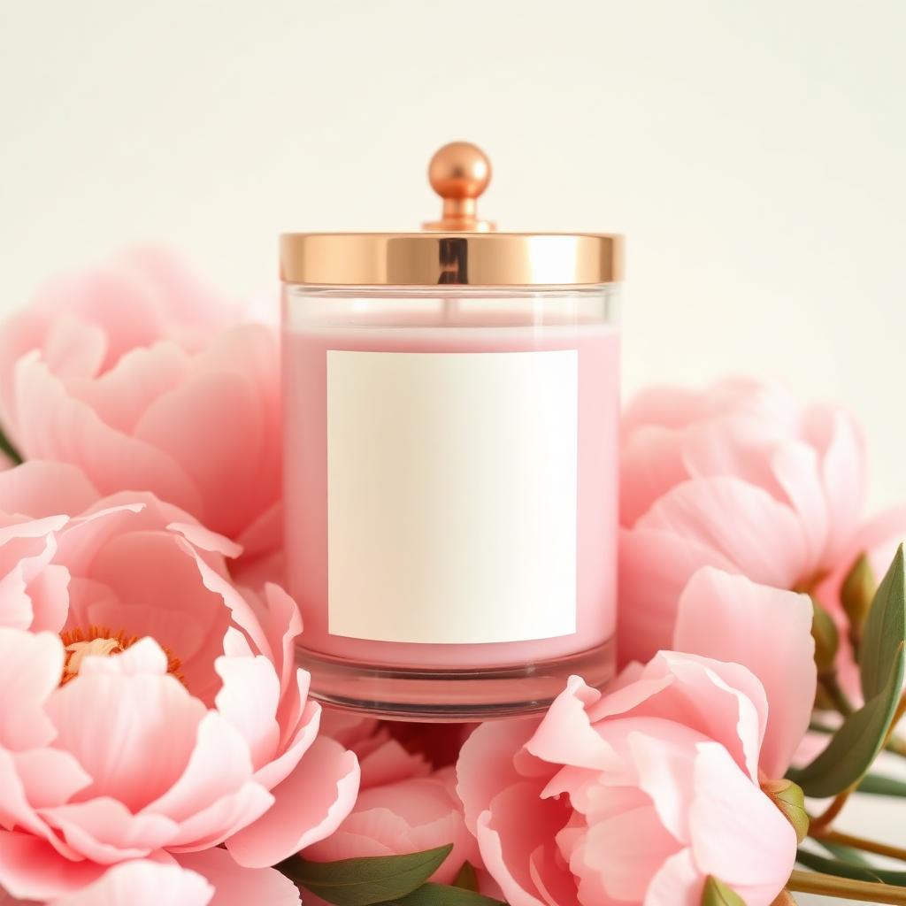 Rose & Peony candle
